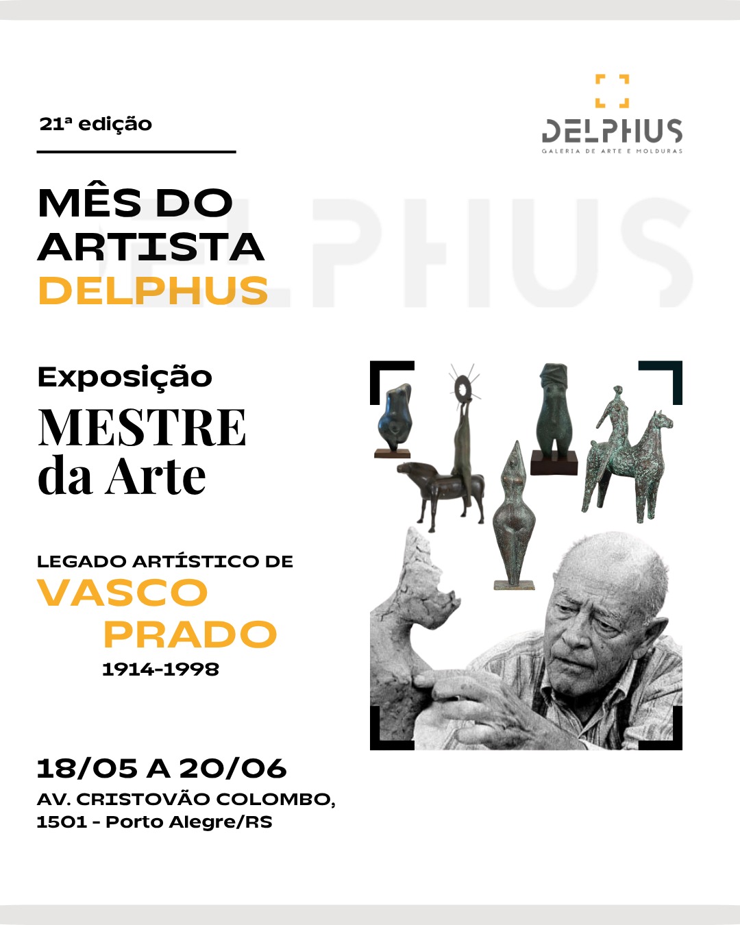 21º Edição - Evento Mês do Artista com Vasco Prado